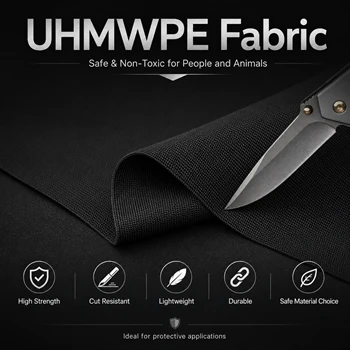 Is UHMWPE fabric safe and non-toxic for people or animal contact?