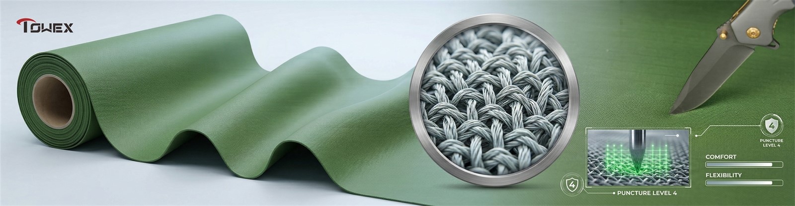 Tactical Green UHMWPE Fabric Tactical Green UHMWPE Fabric