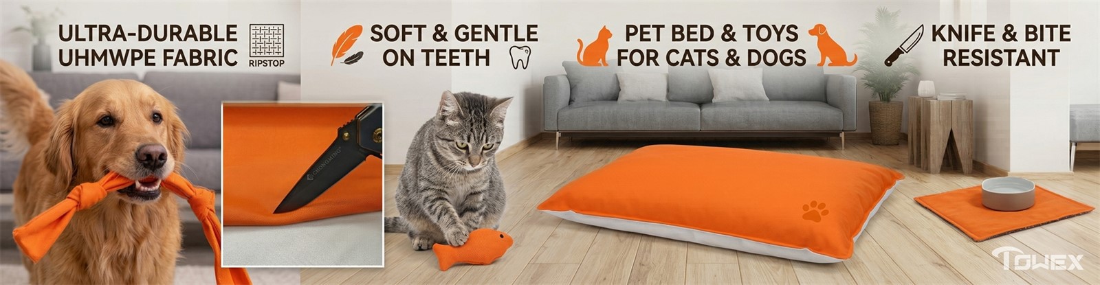Tear-Resistant Puncture-Proof Fabric Tear-Resistant Puncture-Proof Fabric