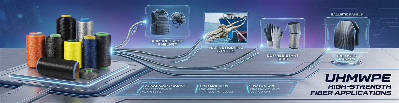UHMWPE Yarn Industry Solutions UHMWPE Yarn Industry Solutions