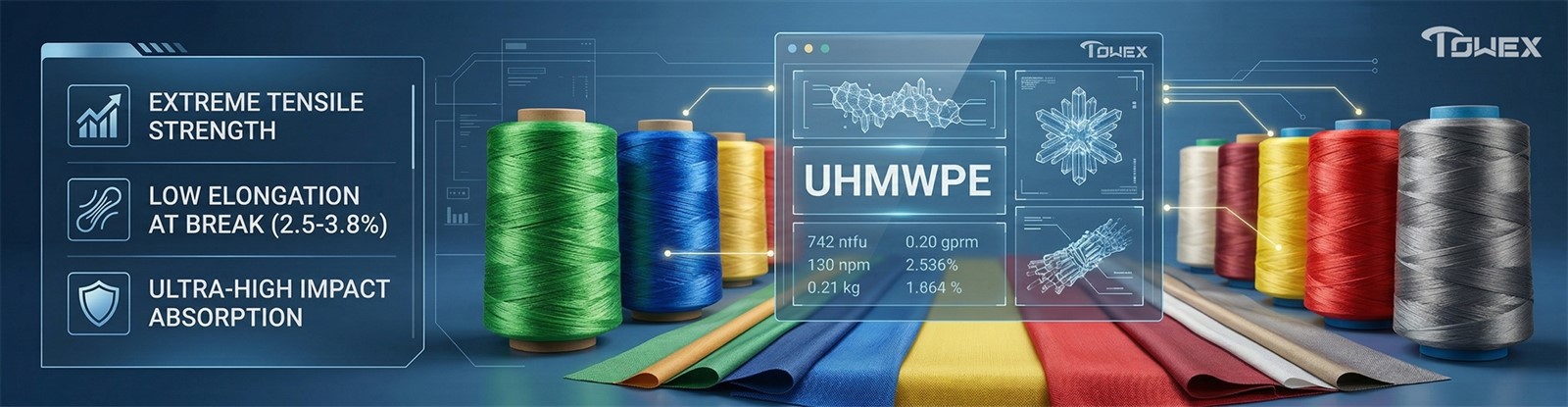 Color UHMWPE Yarn Color UHMWPE Yarn