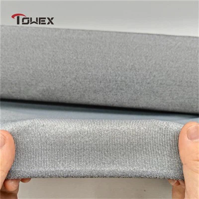 Core-Wrapped Stretch UHMWPE Fabric